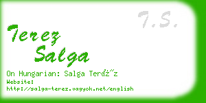 terez salga business card